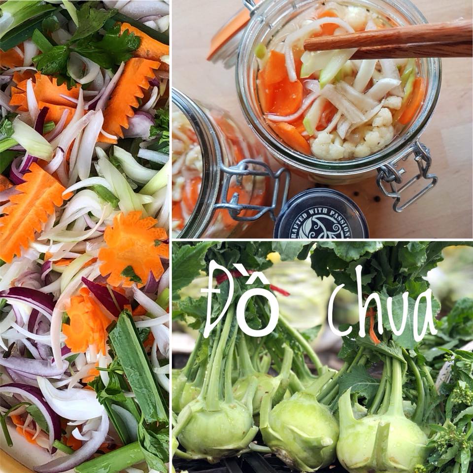 Đồ chua ou conserve vietnamienne de légumes croquants