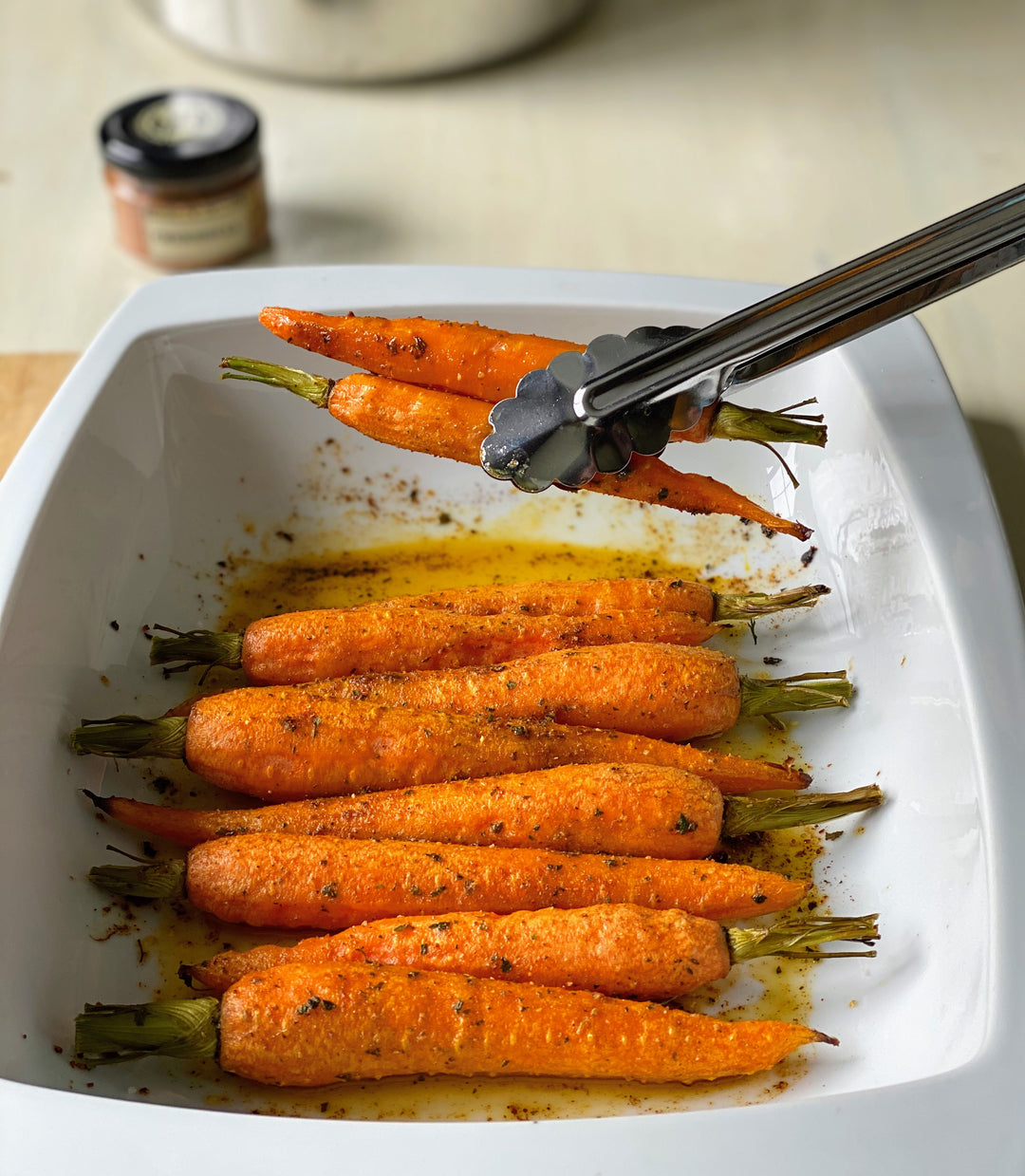 Carottes en sauce chermoula (zrodia mchermla)