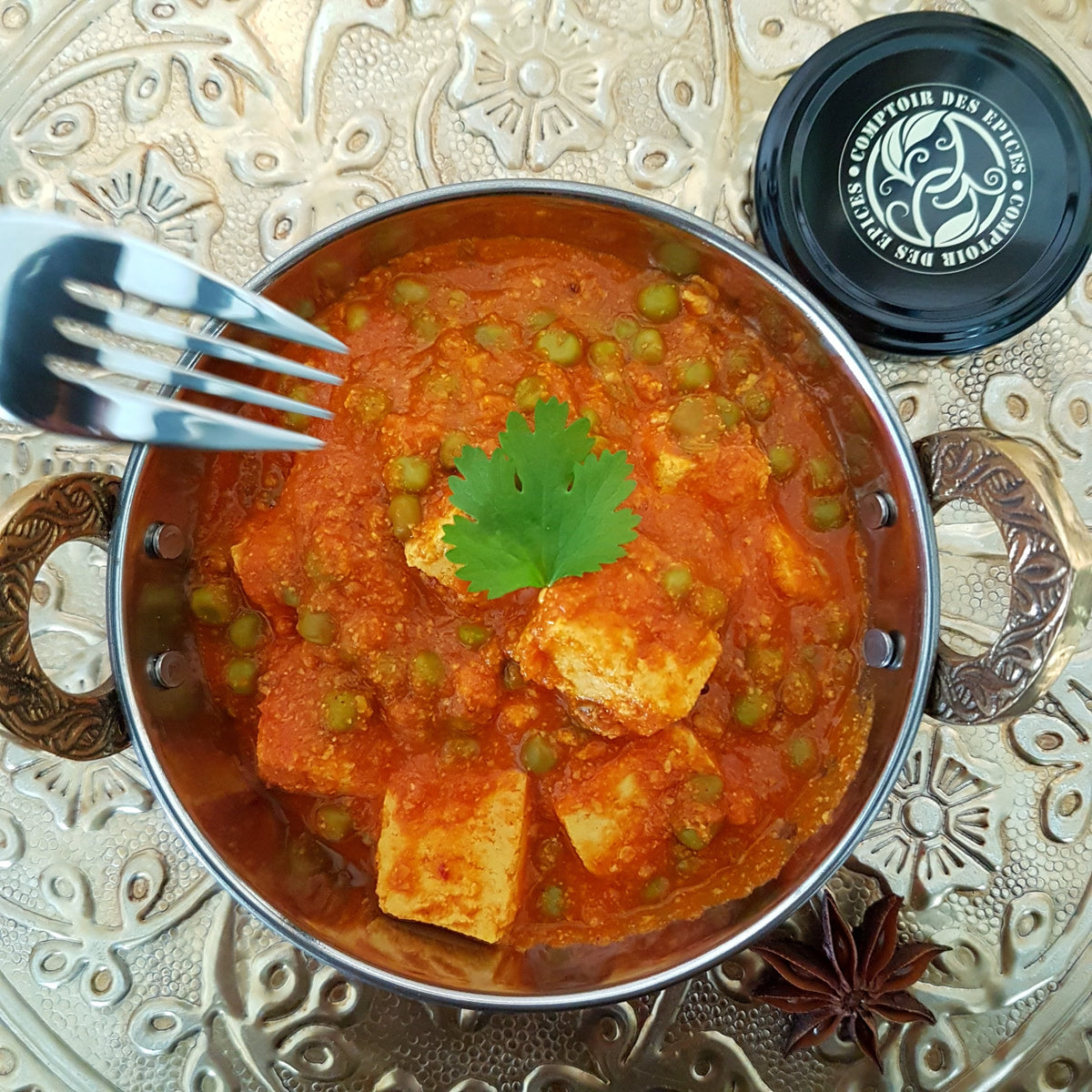 Matar paneer