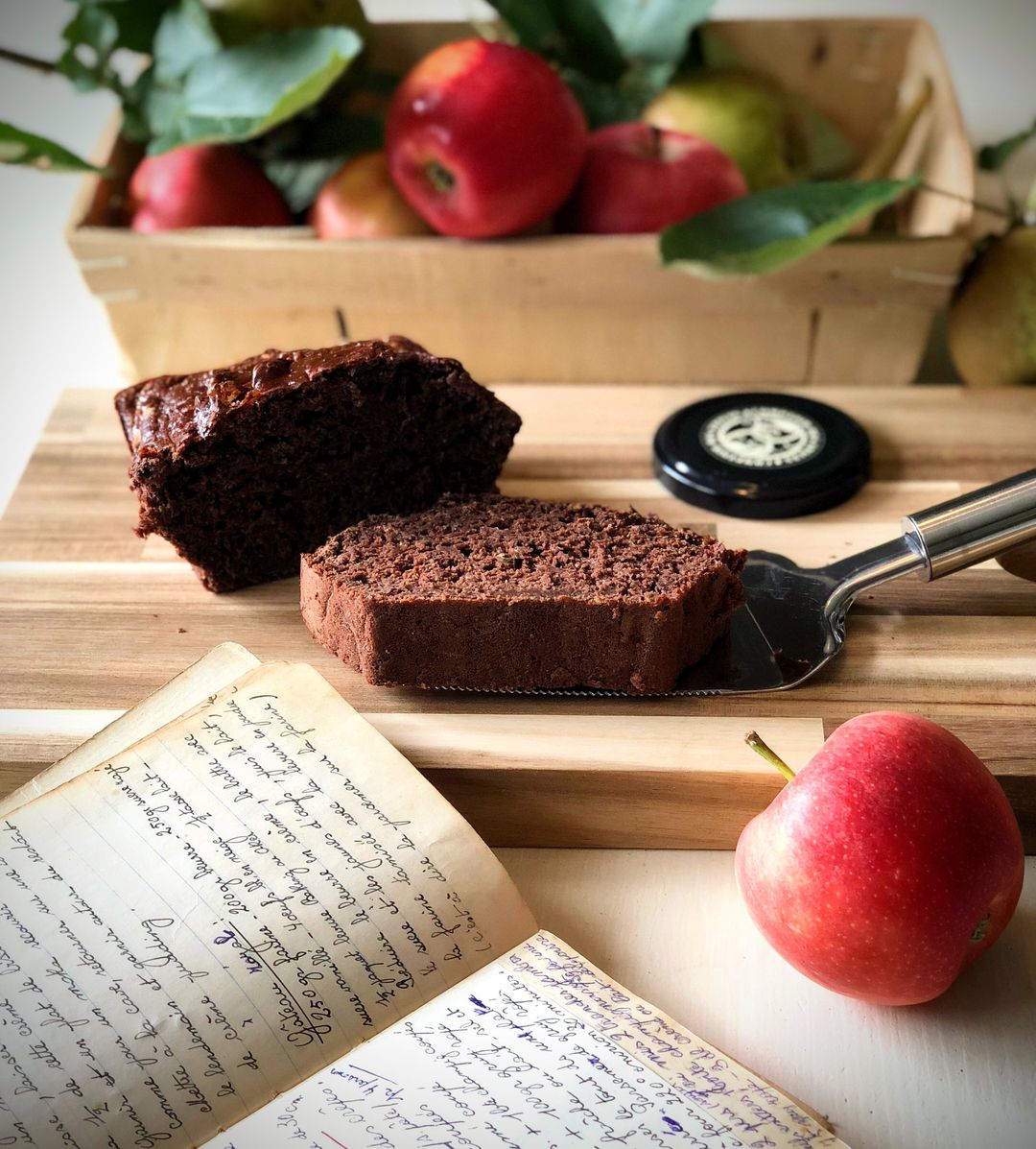 Gâteau "pommes & chocolat"