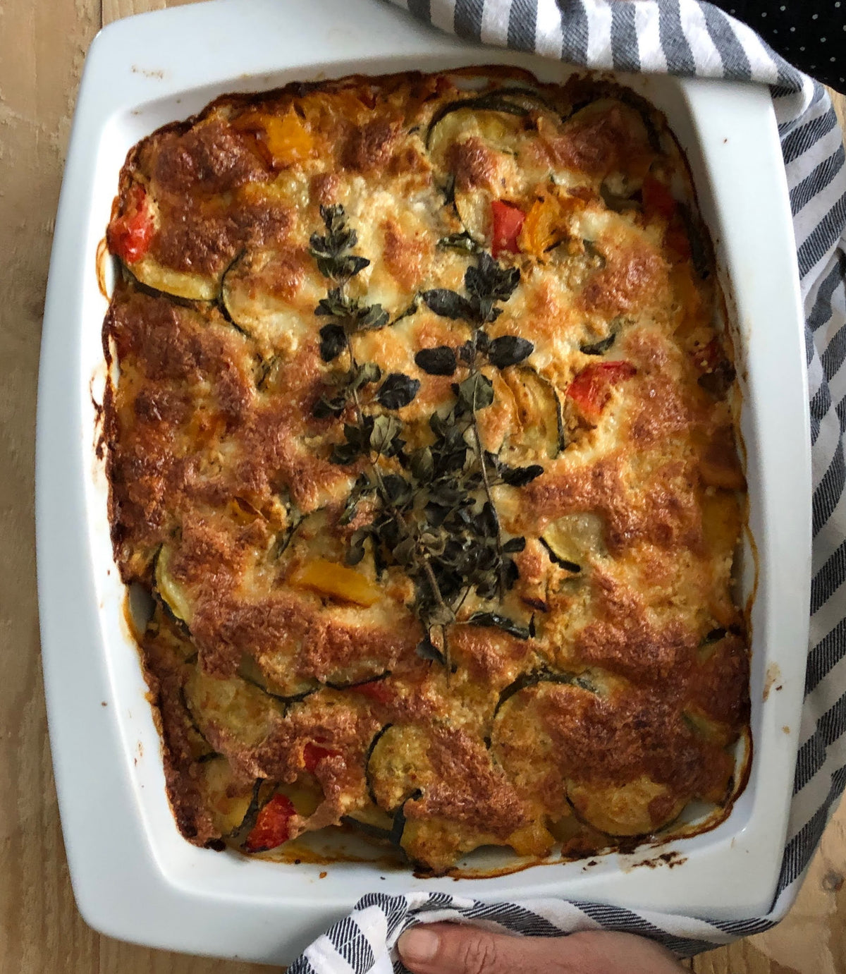 Clafoutis salé aux légumes du soleil