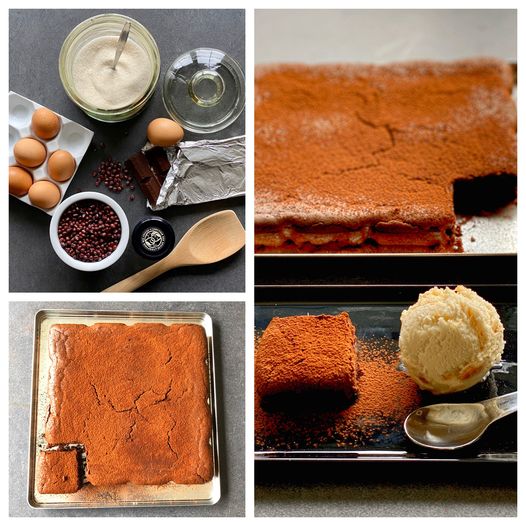 Fondant au chocolat, vanille et haricots rouges