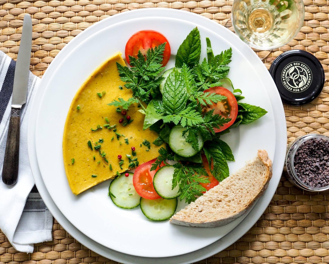 Omelette végane