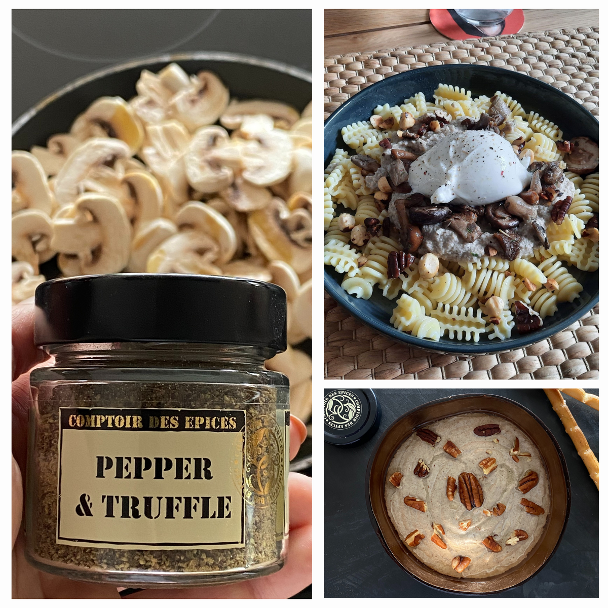 Crème de champignons à la truffe