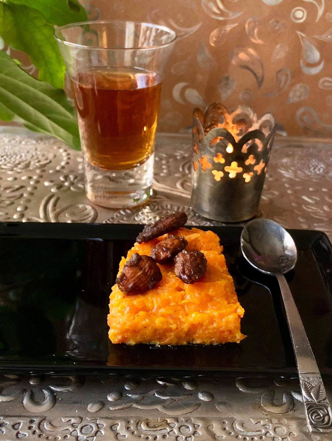 Halwa de carottes aux amandes et garam massala