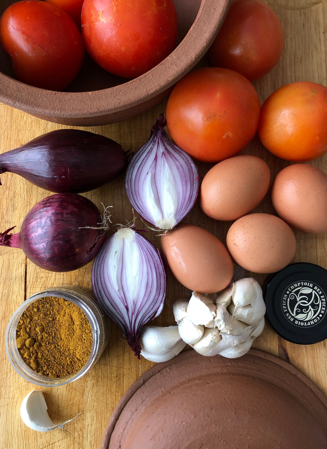 Cari z’oeufs façon Réunion