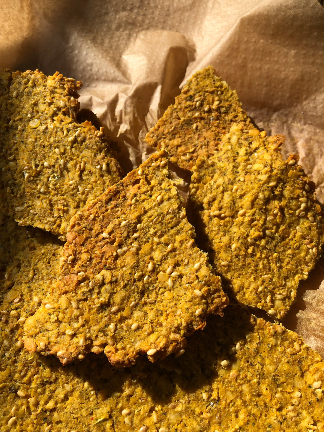 Crackers salés au curry