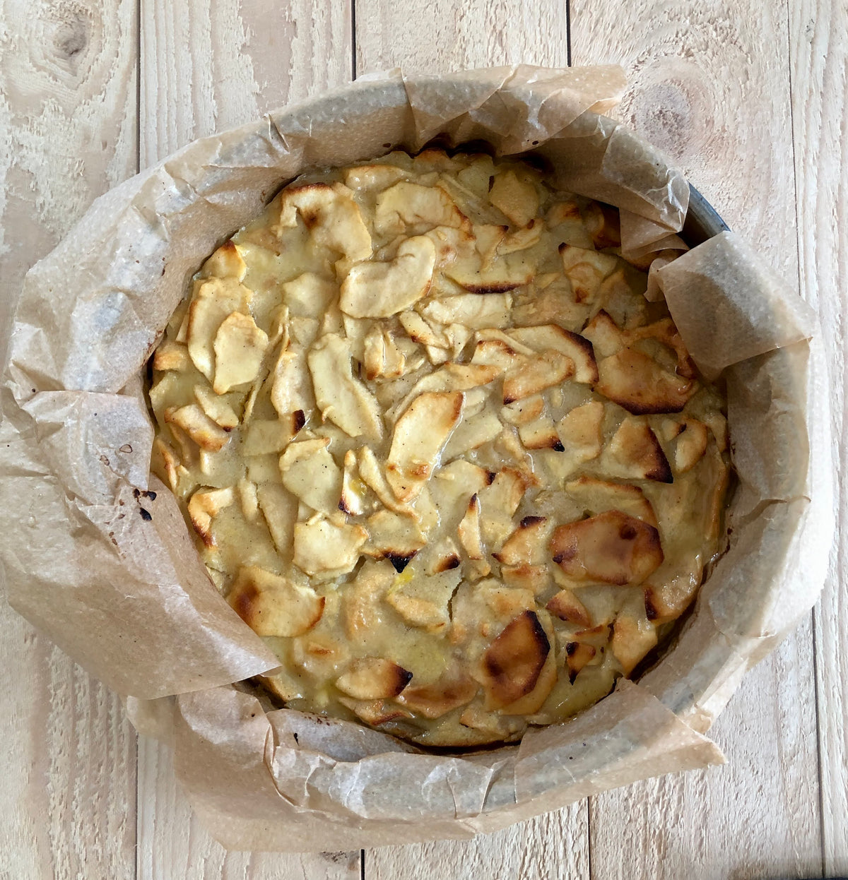Gâteau très pommes à la vanille