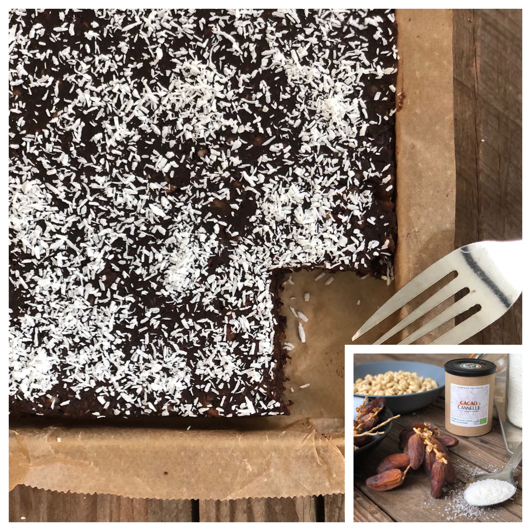 Brownies au cacao (sans cuisson)