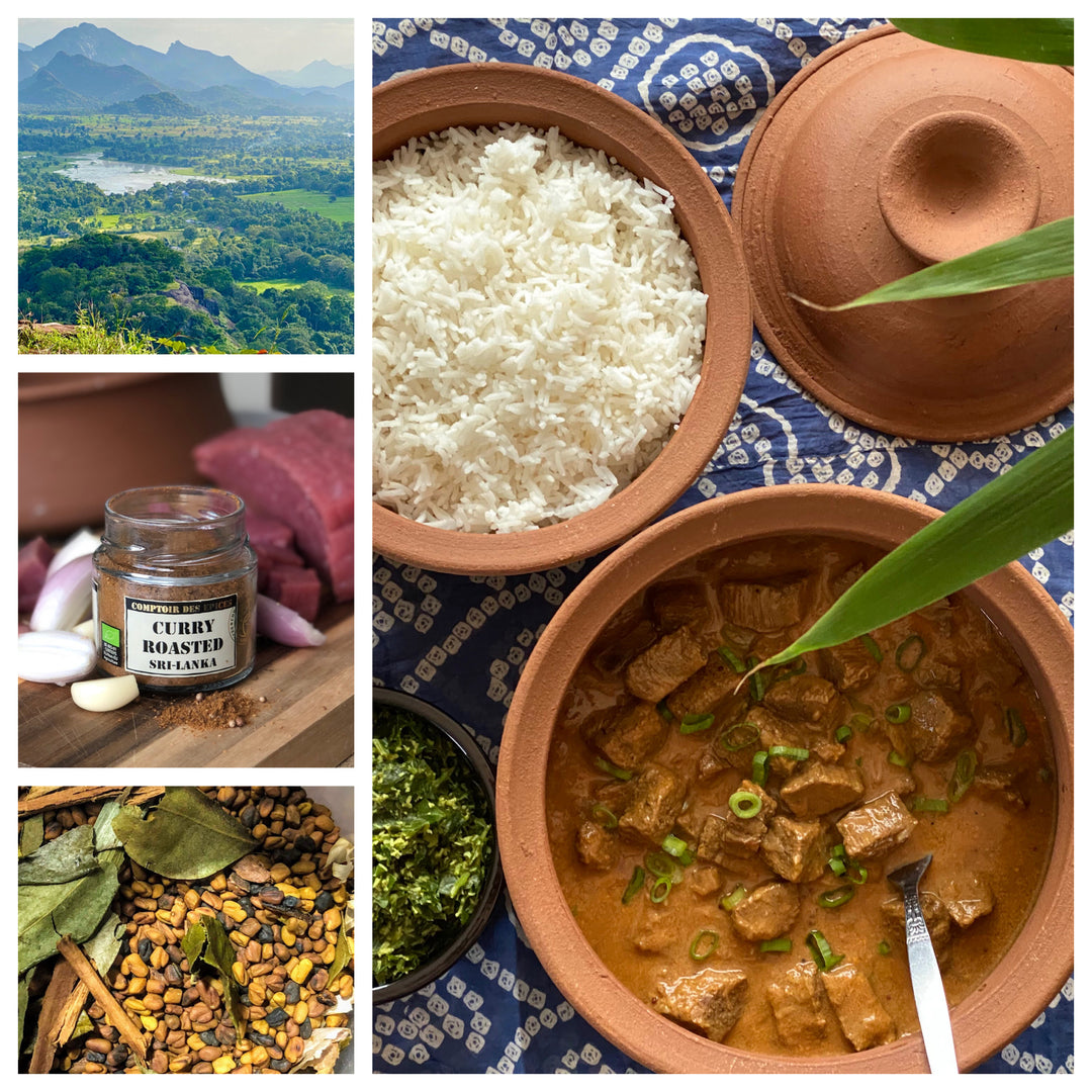 Curry de boeuf façon Sri Lankais