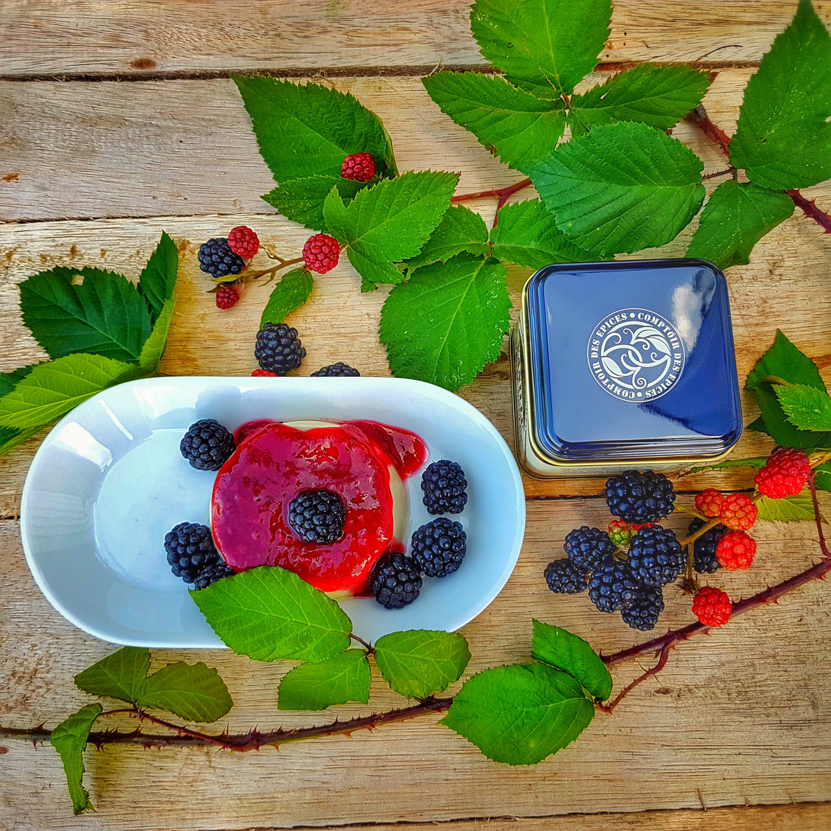 Panna cotta aux mûres