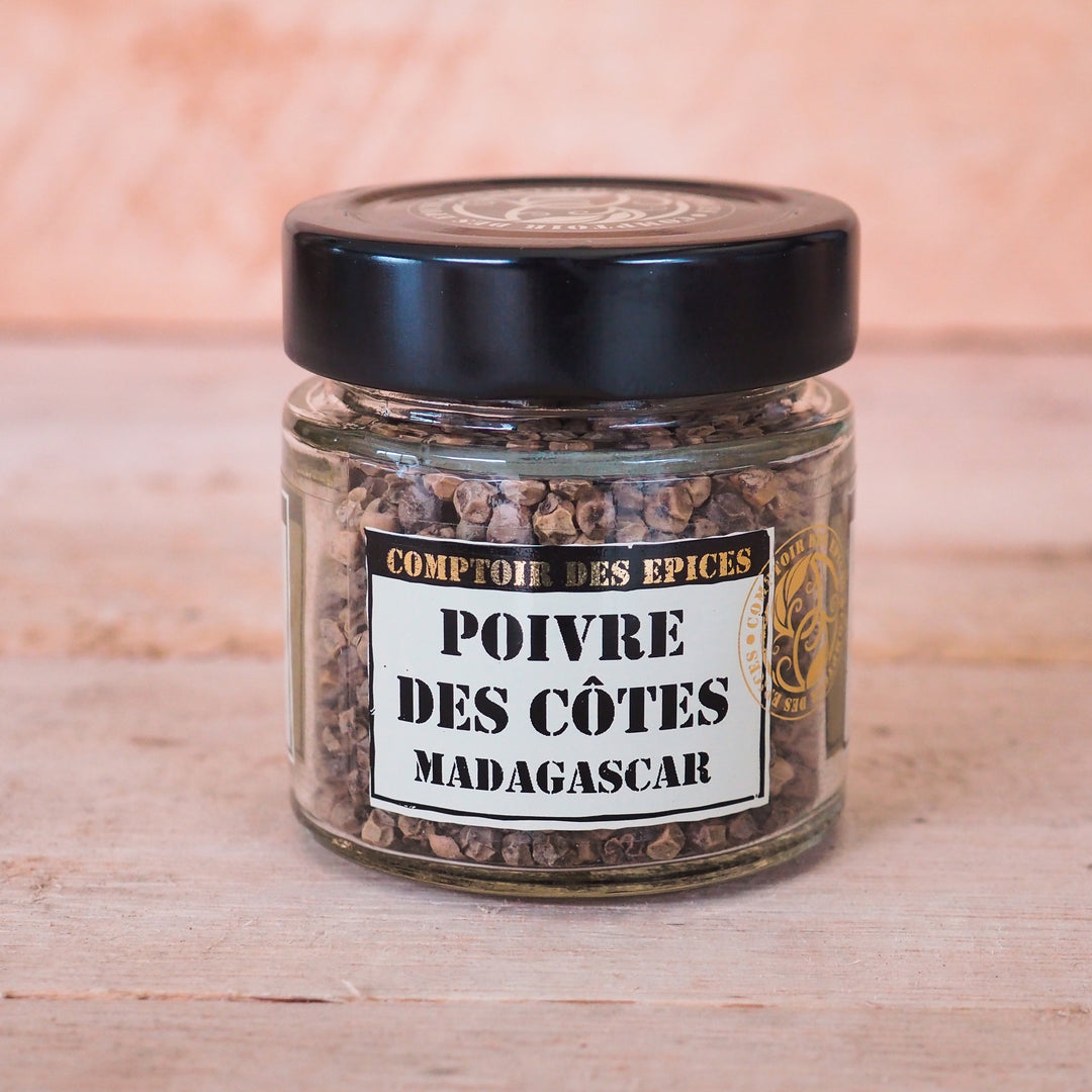 Poivre vert saumuré &amp; séché.
