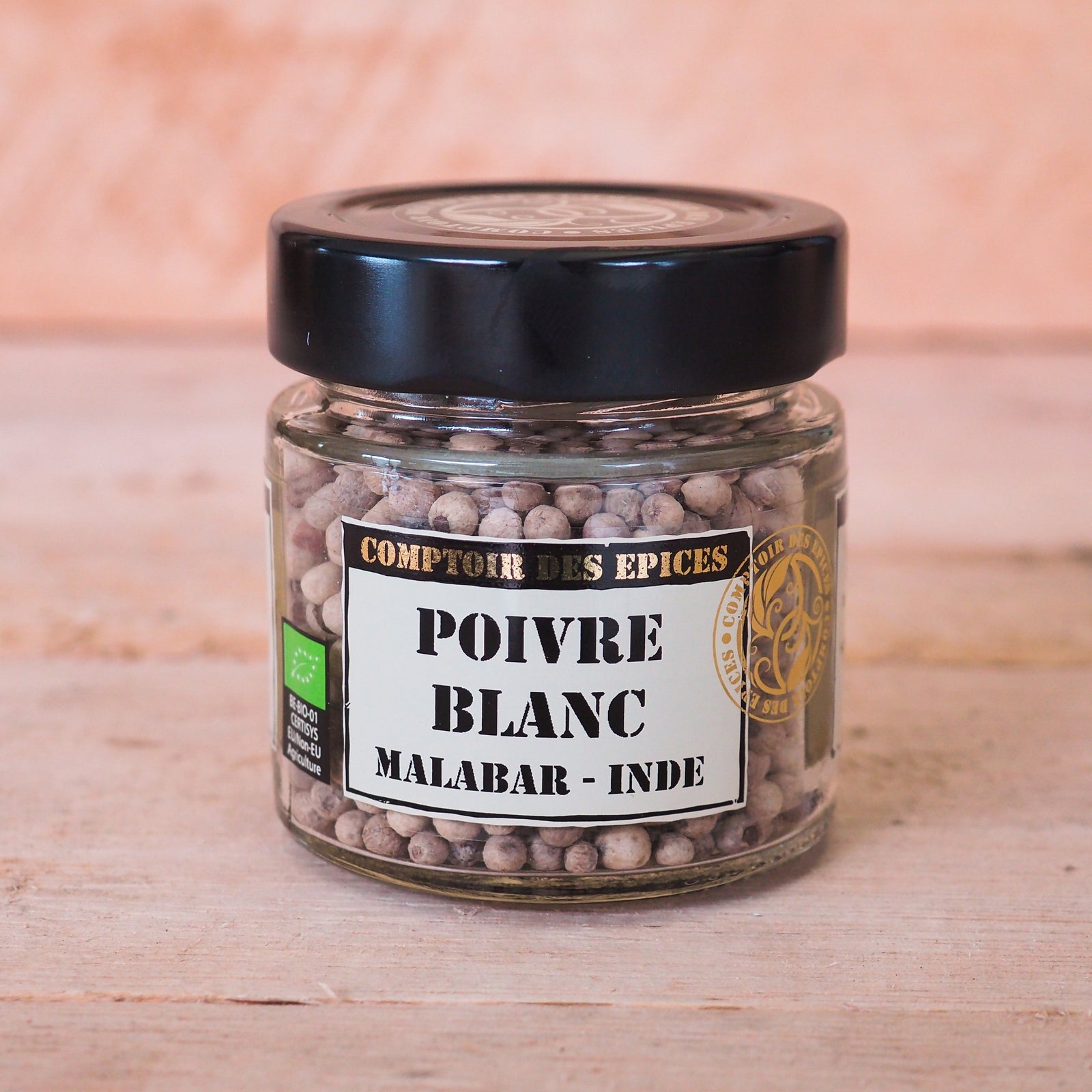 Poivre Blanc Malabar BIO (Inde)